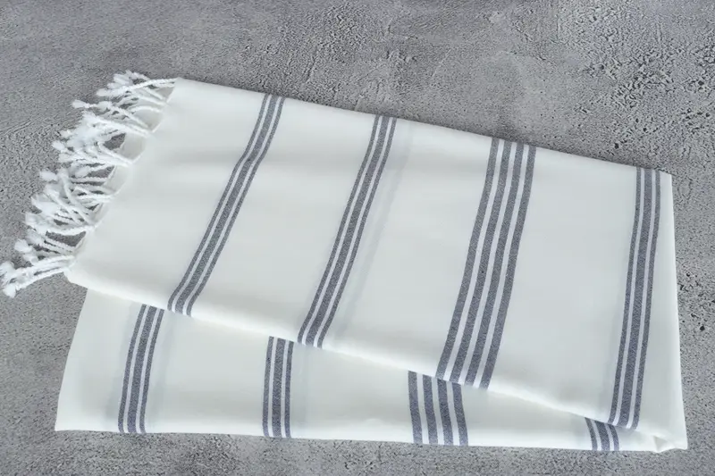 Embroidery Towel, Personalized Bridesmaid Gift, Turkish Towel Beach, Custom Towel, 70x40 Cotton Striped Towel, Bridesmaid Gifts Personalized - 6