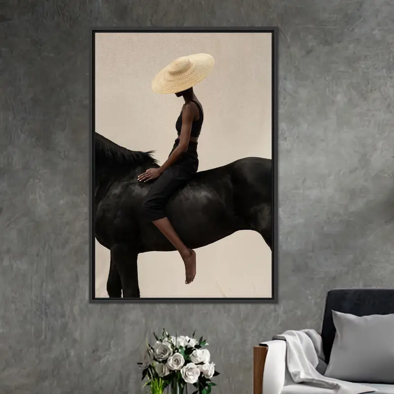 Elegant Horse Canvas: Perfect Horse Lover Gift for Women