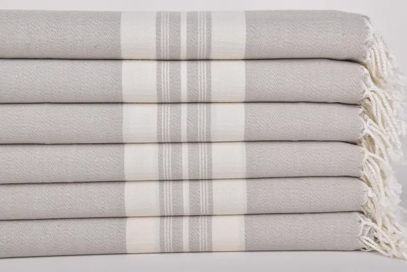 Bachelorette Gifts, House Warming Gift, Travel Towel, First Wedding Anniversary Gift, 60x38 Cotton Striped Towel, Quick-dry towel, Lightweight towel - 2