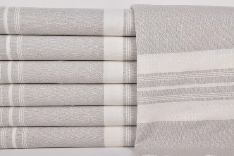 Bachelorette Gifts, House Warming Gift, Travel Towel, First Wedding Anniversary Gift, 60x38 Cotton Striped Towel, Quick-dry towel, Lightweight towel - 1