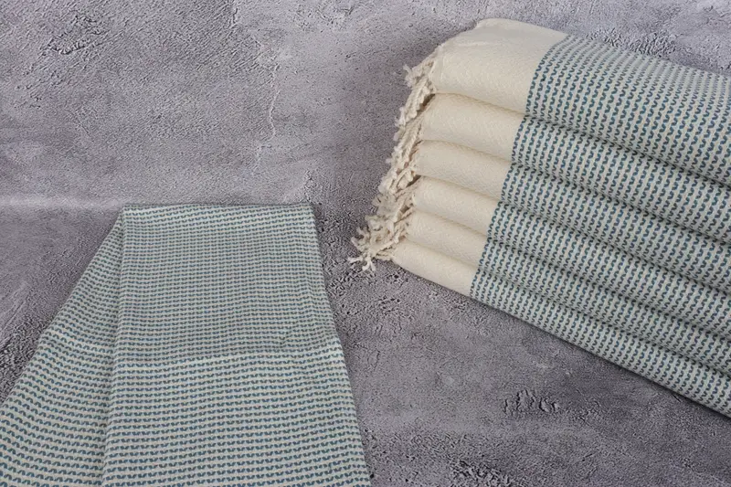 Wedding Gift, Decorative Towel, 40x20 Cotton Diamond Towel, Personalized Turkish Towel, Monogram Kitchen Towel, Organic Towel, Bathroom Towels - 2
