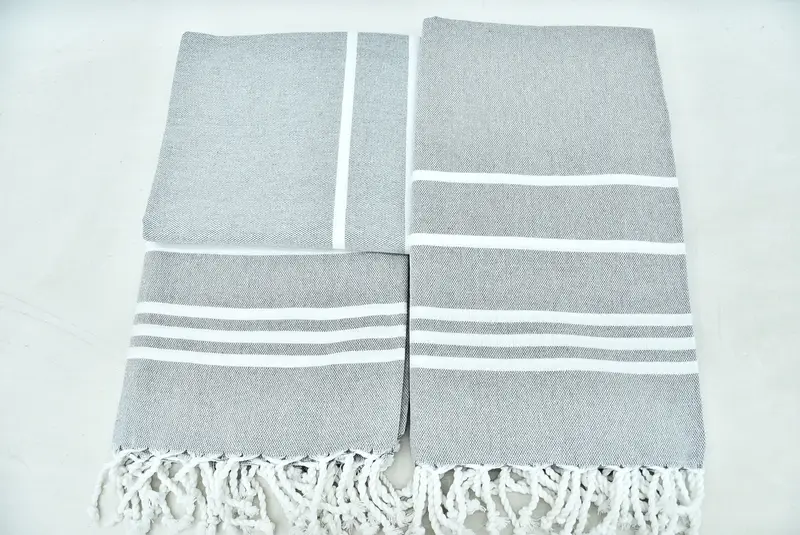 Wedding Gifts Towel, Gym Towel, Beach Theme Wedding Gift, 70x40 Cotton Striped Towel, Personalize Gift, Personalized Wedding Gift, Bridesmaid Gifts - 4