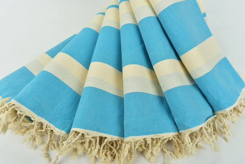 Custom Towel, Holiday Towel, Bridal Gifts, Wedding Gifts Towel, Handmade Gift, 70x40 Cotton Striped Towel, Sand-free peshtemal towel for the beach - 4