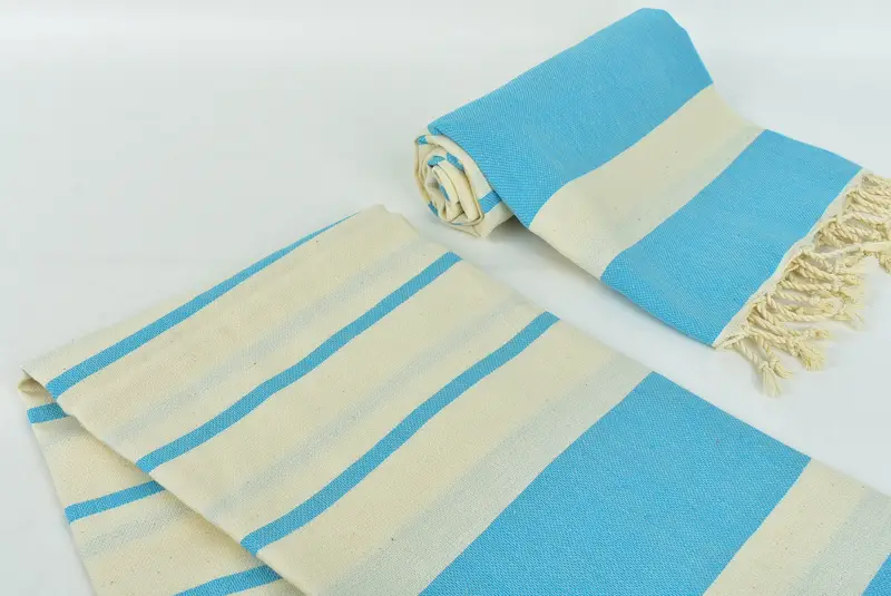 Custom Towel, Holiday Towel, Bridal Gifts, Wedding Gifts Towel, Handmade Gift, 70x40 Cotton Striped Towel, Sand-free peshtemal towel for the beach - 7