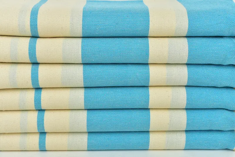 Custom Towel, Holiday Towel, Bridal Gifts, Wedding Gifts Towel, Handmade Gift, 70x40 Cotton Striped Towel, Sand-free peshtemal towel for the beach - 2