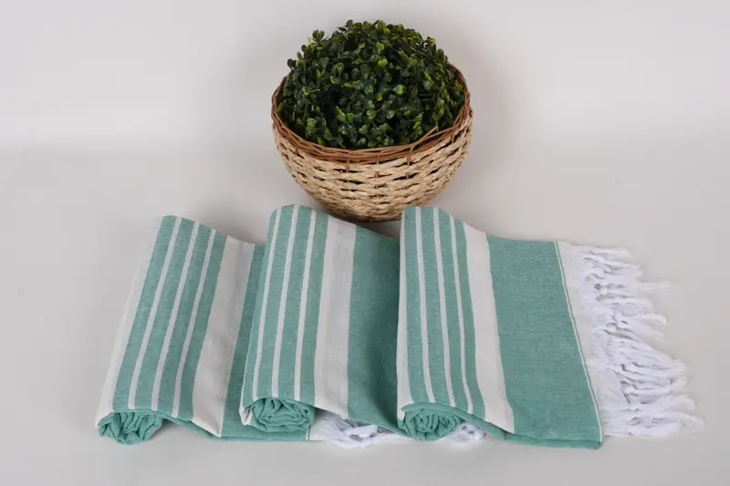 Absorbent towel, Organic towel, Best spa Turkish towel for luxury home decor, Bridal Shower Favors, 70x40 Cotton Striped Towel, Gift For Coworker - 8