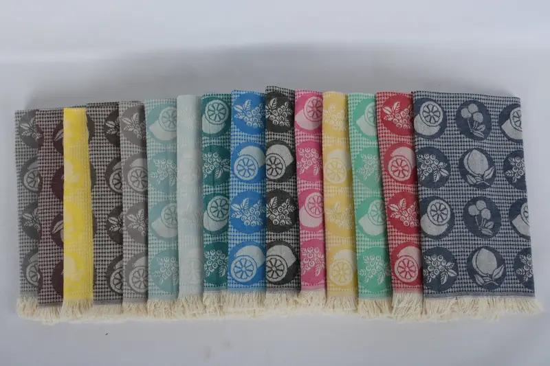 Personalisiertes Geschenk für sie, 28x20 Baumwollfrüchte gemustertes Handtuch, personalisiertes Handtuch, Küchentuch, Monogramm Handtuch, türkisches Handtuchmonogramm - 3