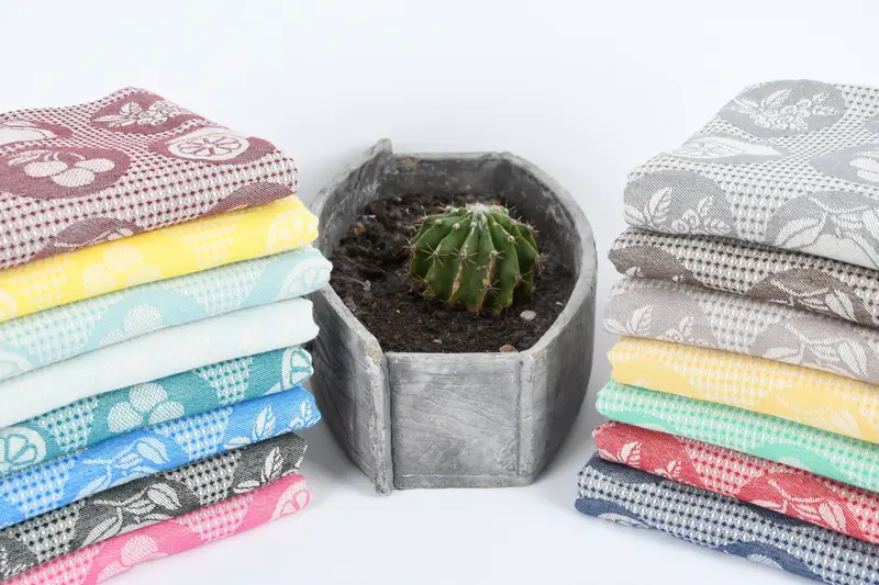 Personalisiertes Geschenk für sie, 28x20 Baumwollfrüchte gemustertes Handtuch, personalisiertes Handtuch, Küchentuch, Monogramm Handtuch, türkisches Handtuchmonogramm - 4