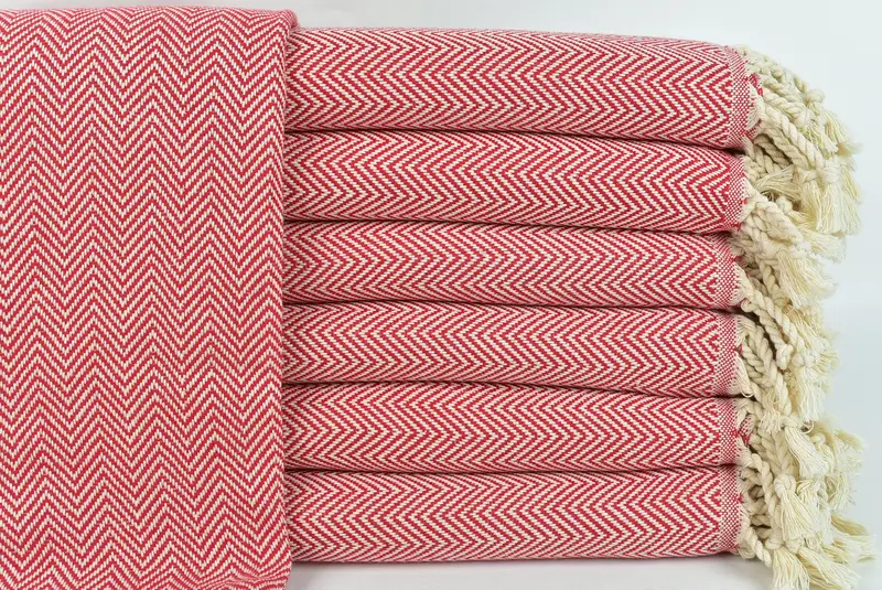 70x40 Cotton Herringbone Towel, Bachelorette Favors Beach, Gift For Best Friend, Luxury towel, Wedding Favors, Guest Towel, Personalized Beach Towel - 1