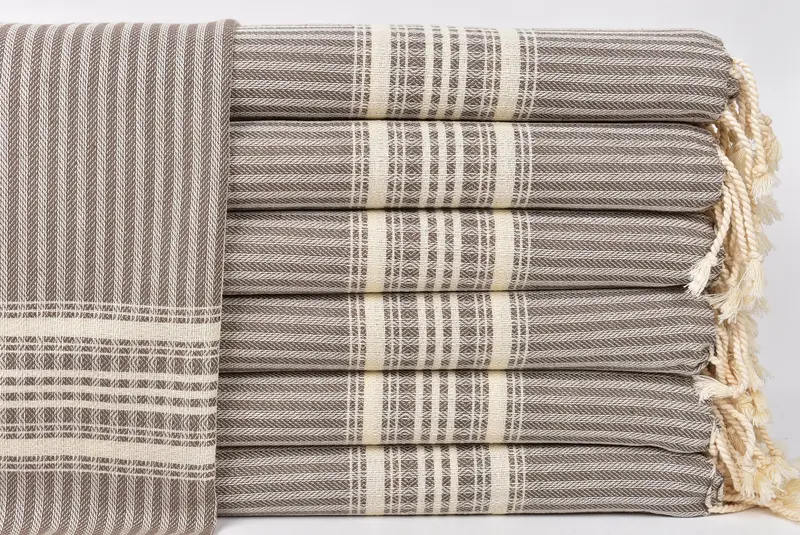Bachelorette Favor, Monogram Hand Towel, Bachelorette Party Gifts For Bride, Bathroom Towels, 40x18 Cotton Striped Towel, Spa Towel, Kitchen Towel - 1