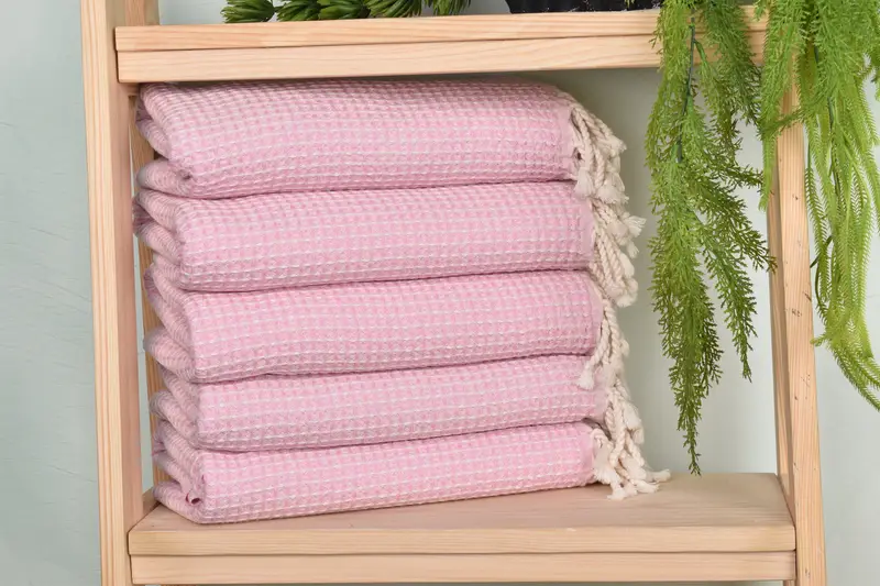 Lightweight Turkish towel, Valentines Day Gift Idea, Personalized Beach Towel, Beach Towel Monogram, 68x36 Cotton Waffle Towel, Housewarming Gift - 1