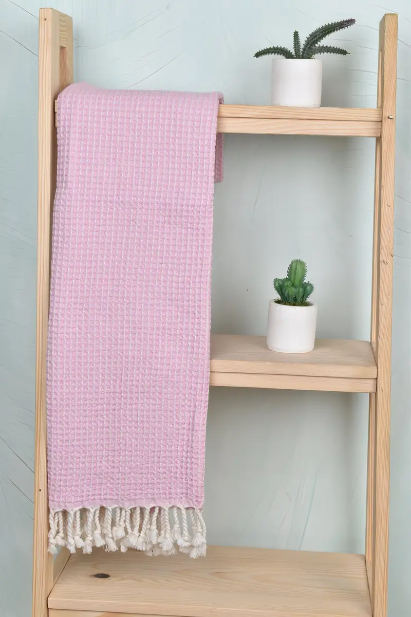 Lightweight Turkish towel, Valentines Day Gift Idea, Personalized Beach Towel, Beach Towel Monogram, 68x36 Cotton Waffle Towel, Housewarming Gift - 8