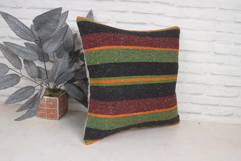 Interior Designer Pillow, Gift Pillow, Pillow, Indoor Pillow Cover, Vintage Kilim Throw Pillow, Garden Cushion Case, 20x20 Red Pillow Case - 3
