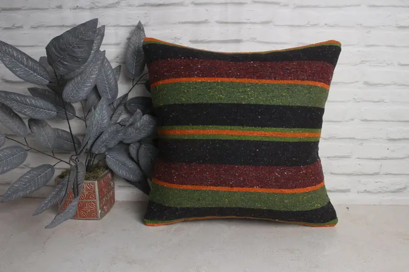Interior Designer Pillow, Gift Pillow, Pillow, Indoor Pillow Cover, Vintage Kilim Throw Pillow, Garden Cushion Case, 20x20 Red Pillow Case - 1