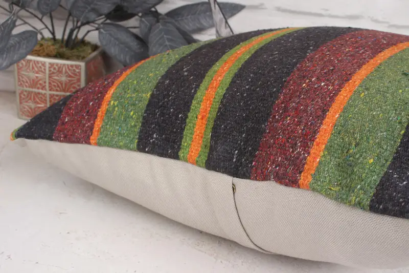 Interior Designer Pillow, Gift Pillow, Pillow, Indoor Pillow Cover, Vintage Kilim Throw Pillow, Garden Cushion Case, 20x20 Red Pillow Case - 7