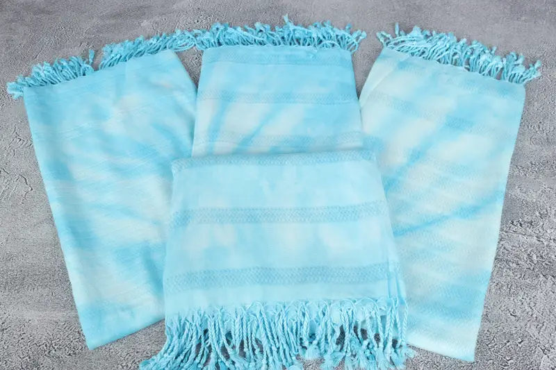 Turkish towel, Birthday Gift, 68x36 Cotton Tie Dye Towel, Unique Turkish towel with custom embroidery USA, Personalized Gifts, Custom Beach Towel - 7