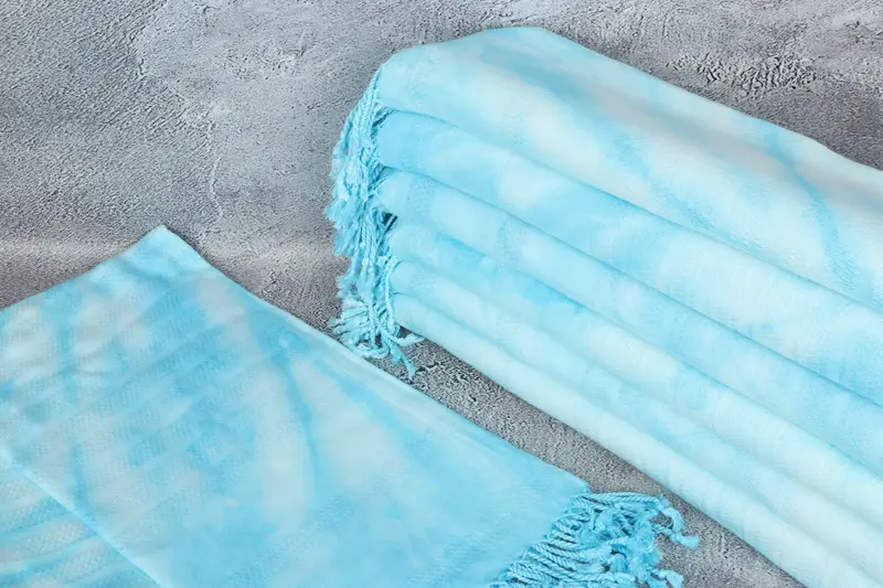 Turkish towel, Birthday Gift, 68x36 Cotton Tie Dye Towel, Unique Turkish towel with custom embroidery USA, Personalized Gifts, Custom Beach Towel - 2