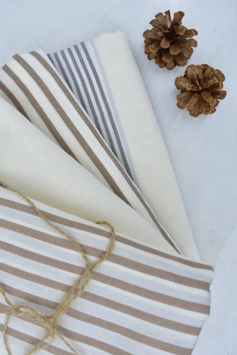 Hammam towel, Custom Towel Beach, Gift For Bride, Authentic Turkish hammam peshtemal, 70x40 Cotton Striped Towel, Beach towel, Sand-resistant towel - 3