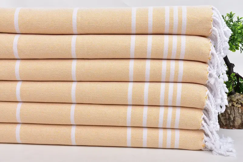 38x18 Cotton Striped Towel, Personalized Hand Towel, Monogram Kitchen Towel, Christmas Hand Towel, Bachelorette Towel, Turkish Towel Hand Towel - 3