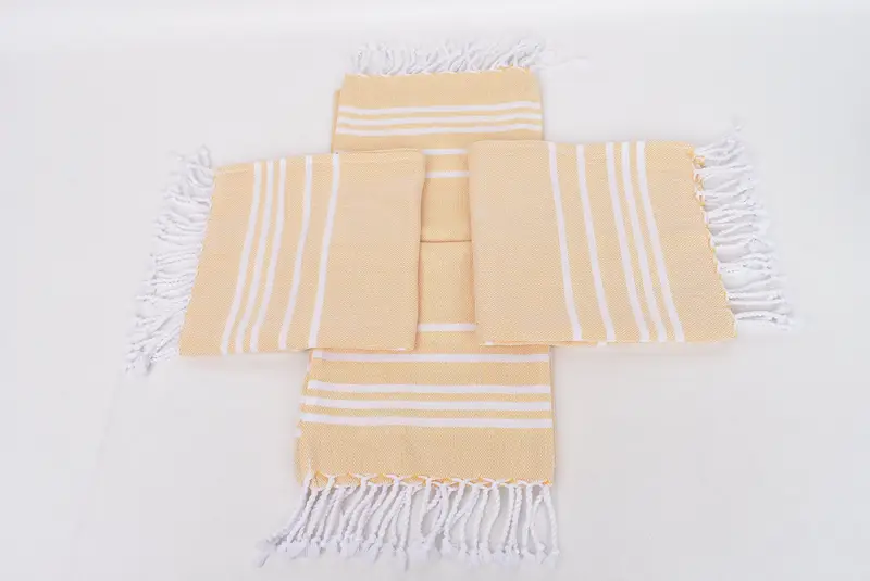 38x18 Cotton Striped Towel, Personalized Hand Towel, Monogram Kitchen Towel, Christmas Hand Towel, Bachelorette Towel, Turkish Towel Hand Towel - 6