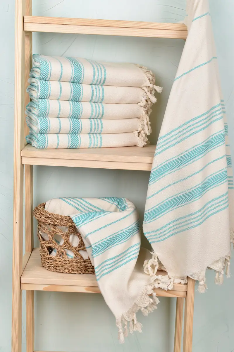 Bachelor Bachelorette Party Favors, Bachelorette Party Gift, 70x40 Cotton Striped Towel, Unique Wedding Gift, Best Friend Gift Ideas, Gifts For Him - 3