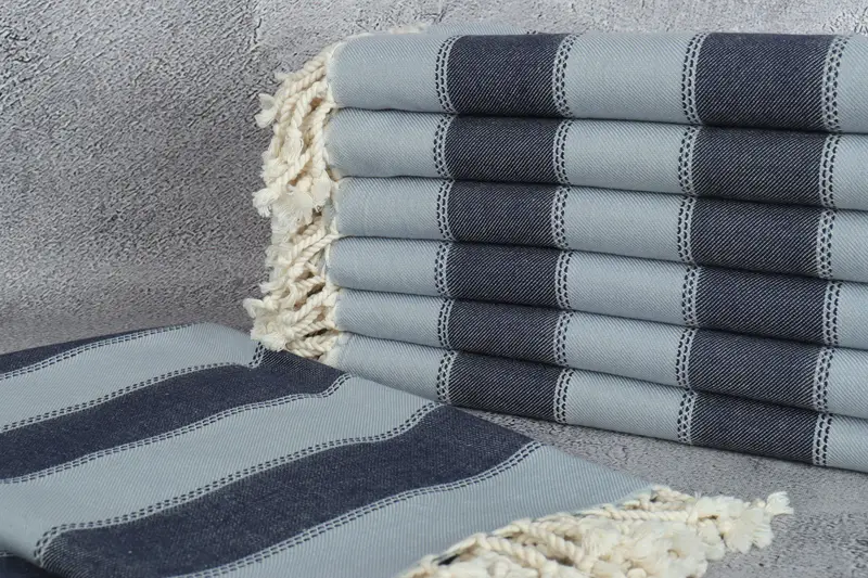 68x36 Cotton Striped Towel, Valentines Day Gift Idea, Best Beach Towel, Quick-dry peshtemal, Gift For The Home Decor, Turkish Towel Beach - 2
