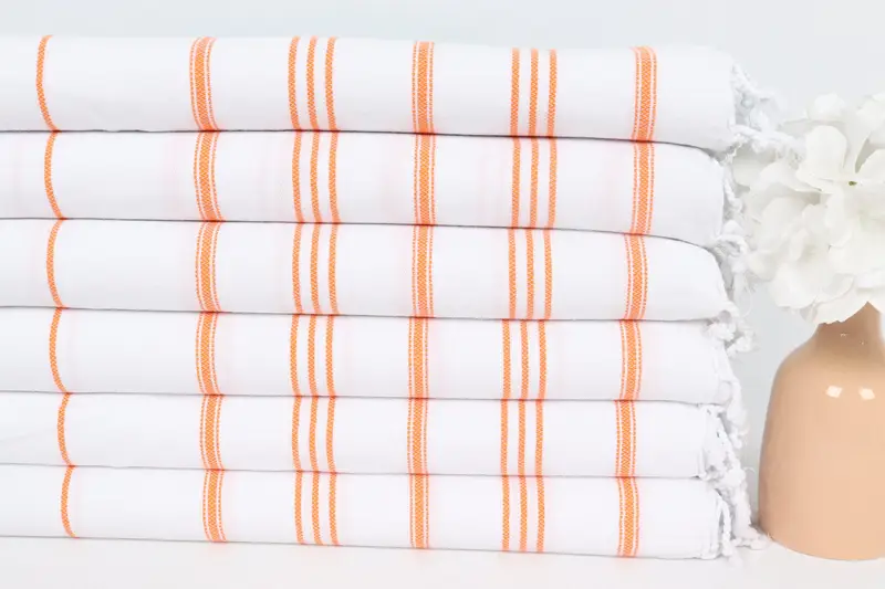 Bulk Order Towel, 40x24 Cotton Striped Towel, Wedding Gift, Gift For Her, Wedding Favors, Best Wedding Gift, Monogram Dish Towel, Kitchen Towel - 3