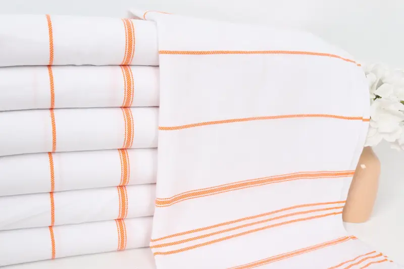 Bulk Order Towel, 40x24 Cotton Striped Towel, Wedding Gift, Gift For Her, Wedding Favors, Best Wedding Gift, Monogram Dish Towel, Kitchen Towel - 2