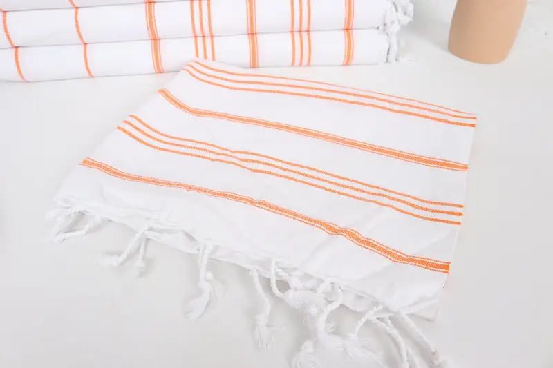 Bulk Order Towel, 40x24 Cotton Striped Towel, Wedding Gift, Gift For Her, Wedding Favors, Best Wedding Gift, Monogram Dish Towel, Kitchen Towel - 5