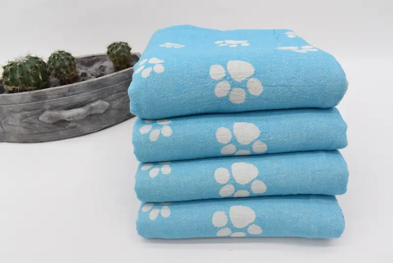 Personalized Bridesmaid Gift, 70x36 Cotton Paw Design Towel, Summer Towel, Absorbent Turkish towel, Absorbent towel, Friends Beach Towel, Gift Towel - 7