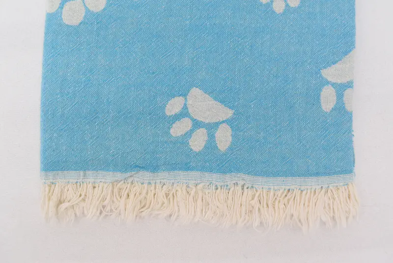 Personalized Bridesmaid Gift, 70x36 Cotton Paw Design Towel, Summer Towel, Absorbent Turkish towel, Absorbent towel, Friends Beach Towel, Gift Towel - 5