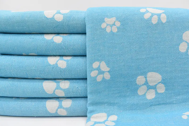 Personalized Bridesmaid Gift, 70x36 Cotton Paw Design Towel, Summer Towel, Absorbent Turkish towel, Absorbent towel, Friends Beach Towel, Gift Towel - 1