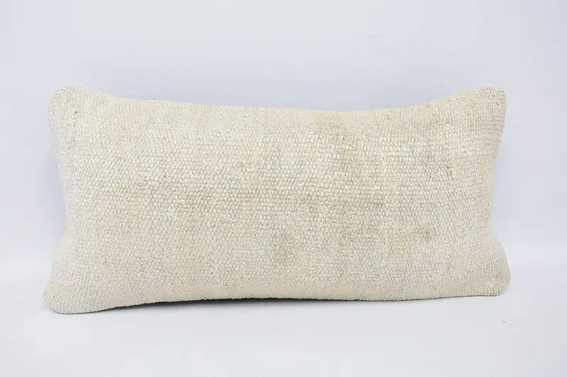 スローモロッコ枕、クリスマスギフト 30x60 cm ホワイトクッションカバー - 1