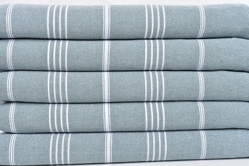 Oversized Beach Towel, Pool Towels, Personalized Gifts, Embroidery Towels, Bachelorette Party Gift, Fouta towel, 70x40 Cotton Striped Towel - 2