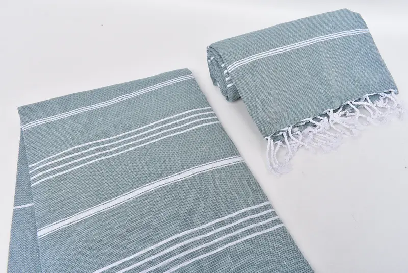 Oversized Beach Towel, Pool Towels, Personalized Gifts, Embroidery Towels, Bachelorette Party Gift, Fouta towel, 70x40 Cotton Striped Towel - 7