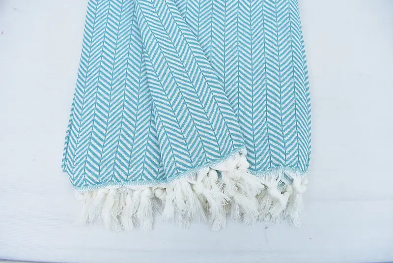 Boho Battaniyeleri, Masa Korkuşu, Plaj Teması Bekarlığa Destek Partisi, Özelleştirilmiş Atma Battaniyeleri, 92x76 Pamuklu Chevron Havlu, Battaniye Kanepe Atma - 6