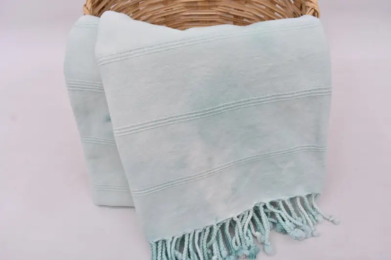 Absorbent Turkish towel, Turkish Towel USA, Best Beach Towel, 64x38 Cotton Striped Tie Dye Towel, Scarf Towel, Unique Gift, Bachelorette Beach Towel - 7