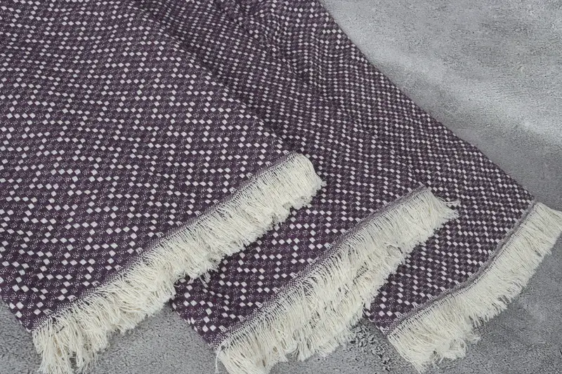 Bridal Shower Gift, Spooky Bachelorette Party, Custom Shower Curtain, Turkish Blanket, Bedspread, 76x68 Cotton Herringbone Towel, Custom Gift - 5