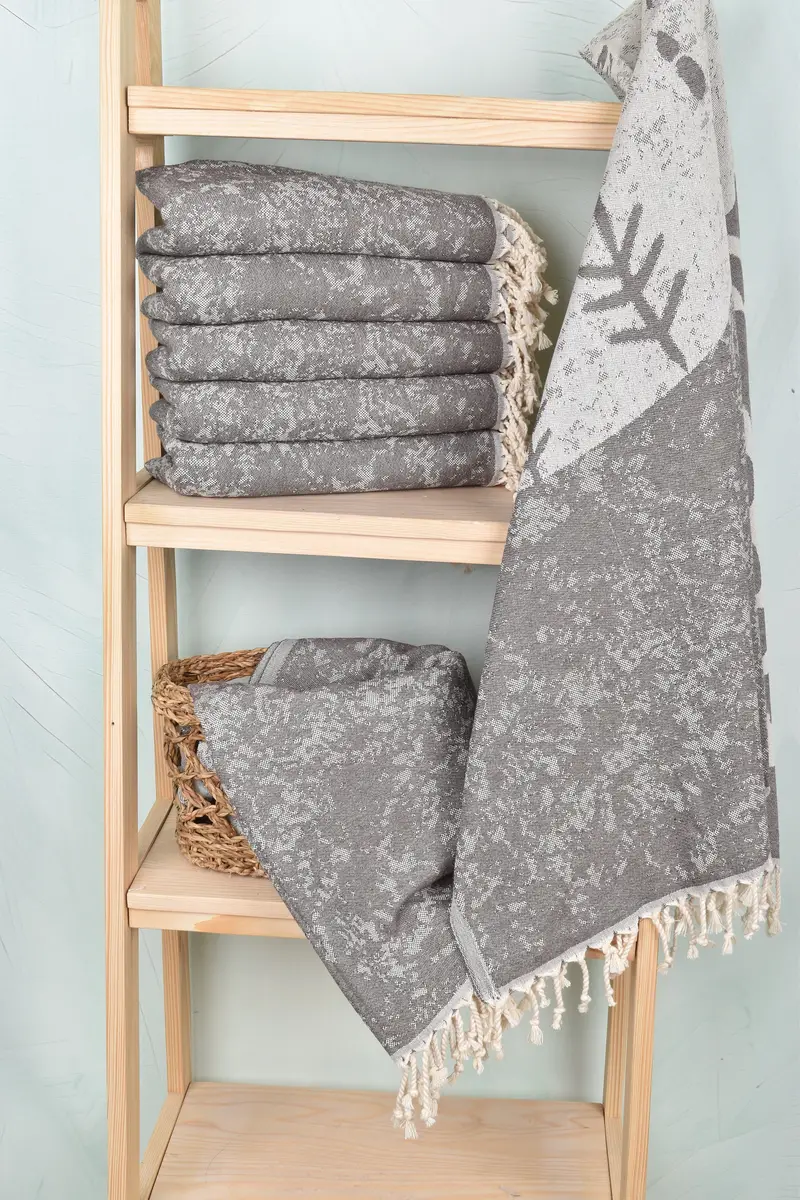 Turkish Towel Bulk, 70x40 Cotton Turtle Design Towel, Custom Bath Towel, Maid Of Honor Gift, Cotton towel, Sand-free towel, Bridesmaid Gift Towel - 4