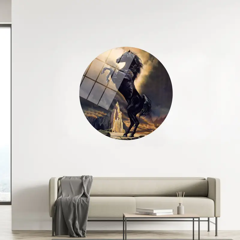 Elegant Stallion Canvas: Horse Lover's Artistic Gift