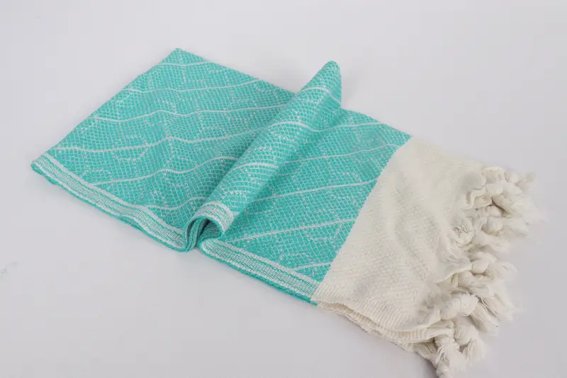 Personalized Kitchen Towel, Bachelorette Party Gifts, Monogrammed Hand Towel, 36x18 Cotton Geometric Towel, Bridesmaid Gift, Monogram Kitchen Towel - 6