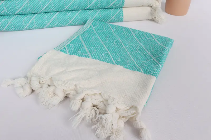 Personalized Kitchen Towel, Bachelorette Party Gifts, Monogrammed Hand Towel, 36x18 Cotton Geometric Towel, Bridesmaid Gift, Monogram Kitchen Towel - 5