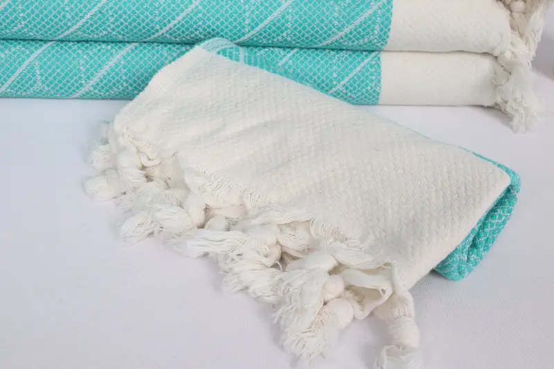 Personalized Kitchen Towel, Bachelorette Party Gifts, Monogrammed Hand Towel, 36x18 Cotton Geometric Towel, Bridesmaid Gift, Monogram Kitchen Towel - 4