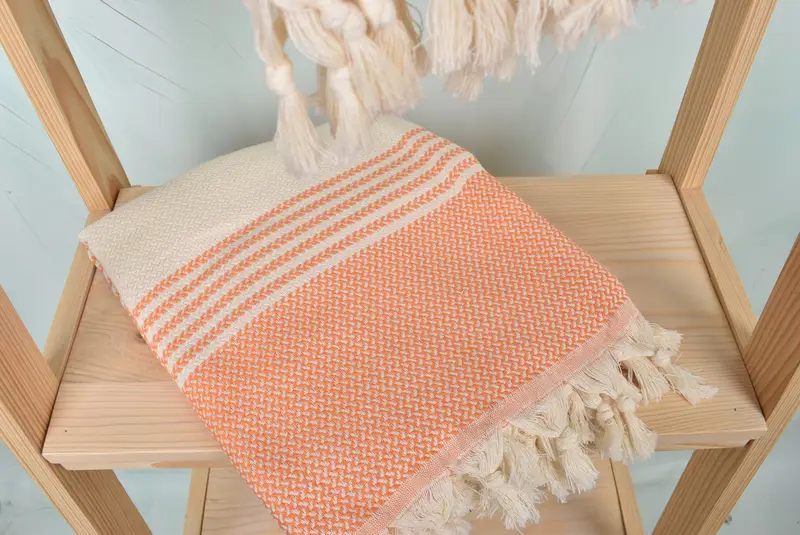 70x40 Cotton Striped Towel, Monogram Turkish Towel, Bachelor Party Favors, Custom Name Towel, Sand-free towel, Bachelorette Party Gifts Bridesmaids - 5