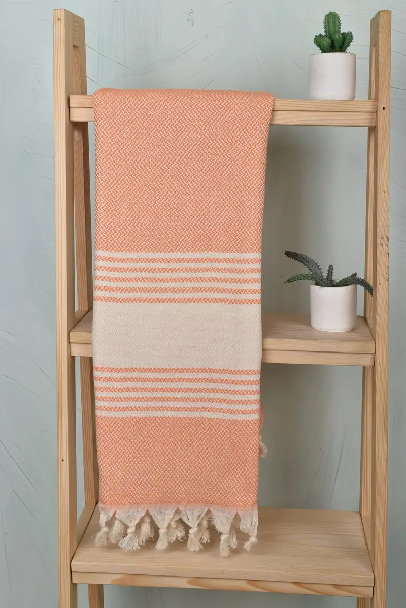 70x40 Cotton Striped Towel, Monogram Turkish Towel, Bachelor Party Favors, Custom Name Towel, Sand-free towel, Bachelorette Party Gifts Bridesmaids - 8