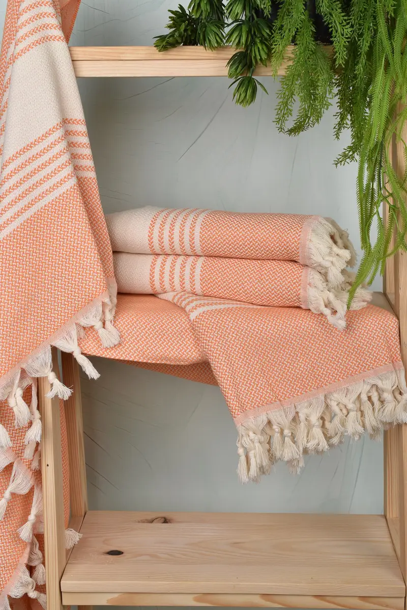 70x40 Cotton Striped Towel, Monogram Turkish Towel, Bachelor Party Favors, Custom Name Towel, Sand-free towel, Bachelorette Party Gifts Bridesmaids - 6