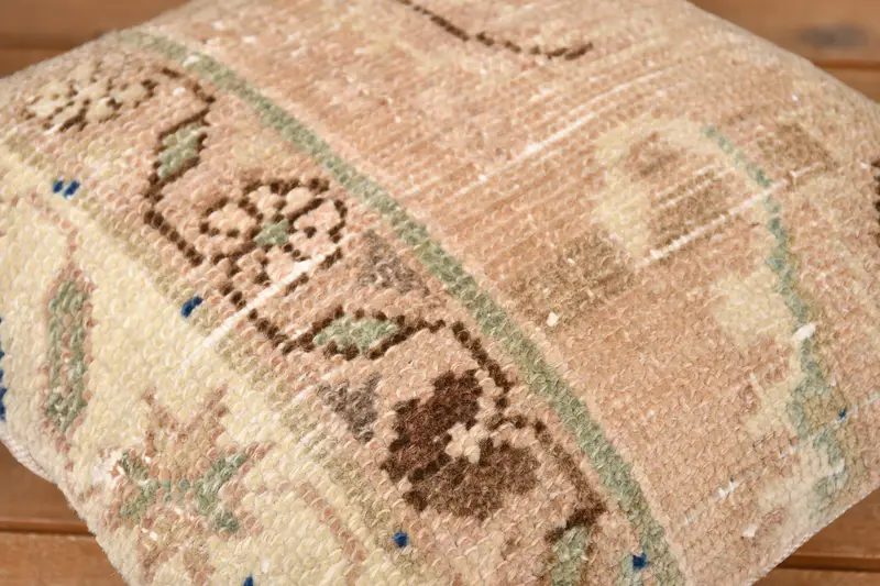 Neutral Throw Pillow Sham, Outdoor Patio Cushion Cover, Turkish Kilim Pillow, Boho Pillow, Cushion Case, 12x12 Beige Pillow, Handmade Kilim Cushion - 3
