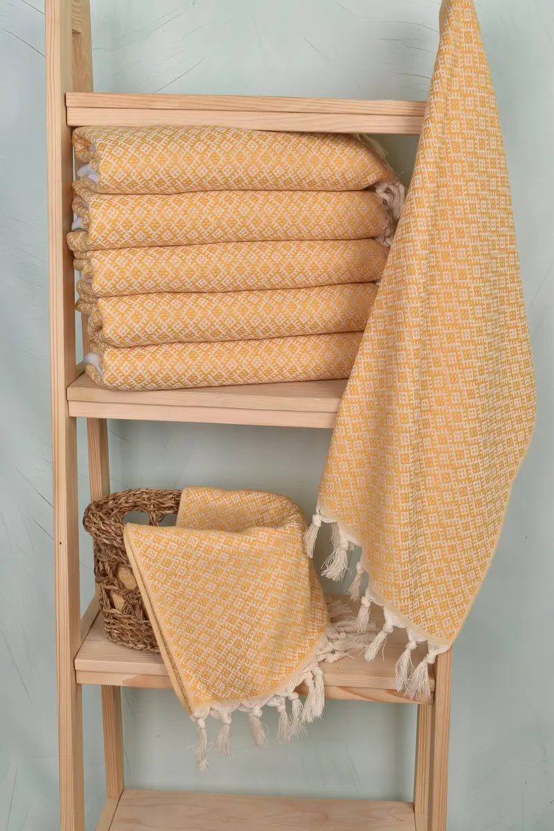 Small Towel, Personalized Home Gift Wedding, Personalized Kitchen Towel, Spa Towel, Personalized Gift, 38x20 Cotton Diamond Towel, Wedding Favors - 3