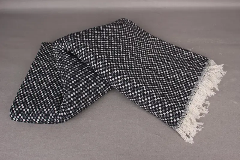 Best Friend Gift, Turkish Blanket, Throw Blanket, Decorative Bedspread, Organic Throw, 76x68 Cotton Herringbone Towel, Bachelorette Party Favors - 5