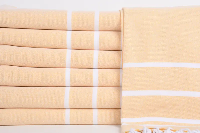 Quick-dry peshtemal, 70x40 Cotton Striped Towel, Bridesmaid Gift, Custom Wedding Gift, Towel With Name, Valentines Gift, Friends Beach Towel - 1